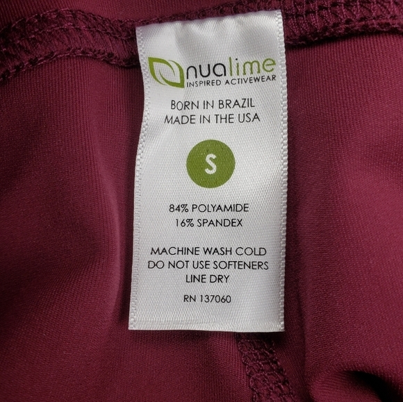 Nualime colorblock leggings size small - NEW - Picture 7 of 8